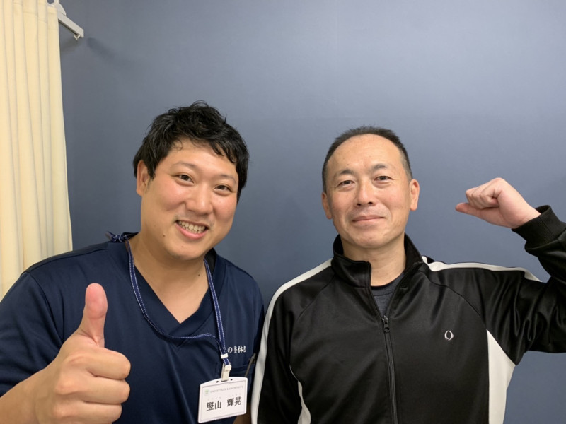 肩の痛み　改善の声